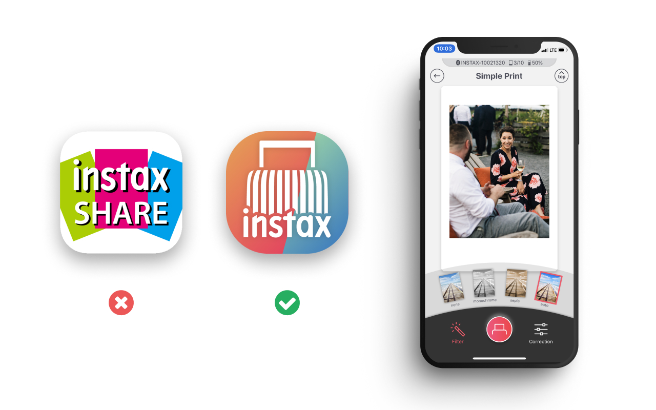 Instax Mini Link App Versus Instax Share App