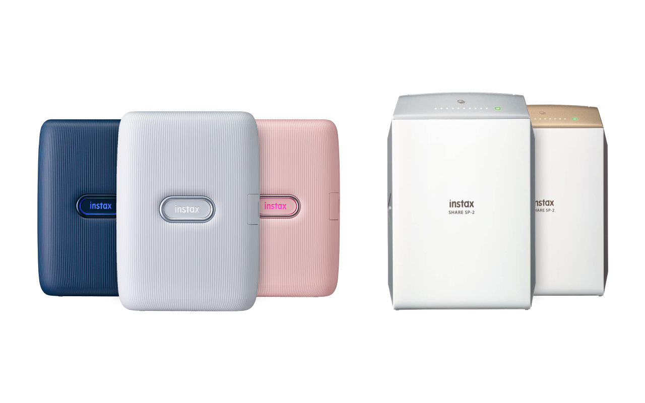 Instax Mini Link Versus Instax Share SP 2 Color Range