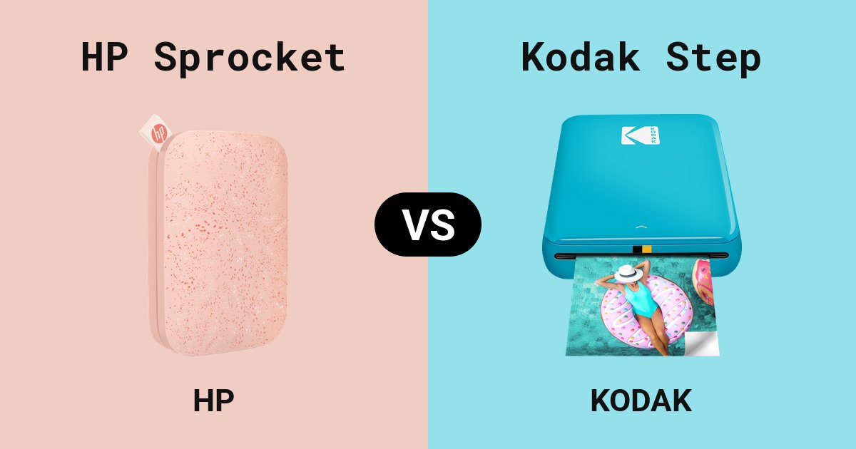 HP Sprocket versus Kodak Step