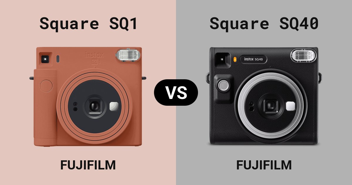 Instax Square SQ1 versus Instax Square SQ40