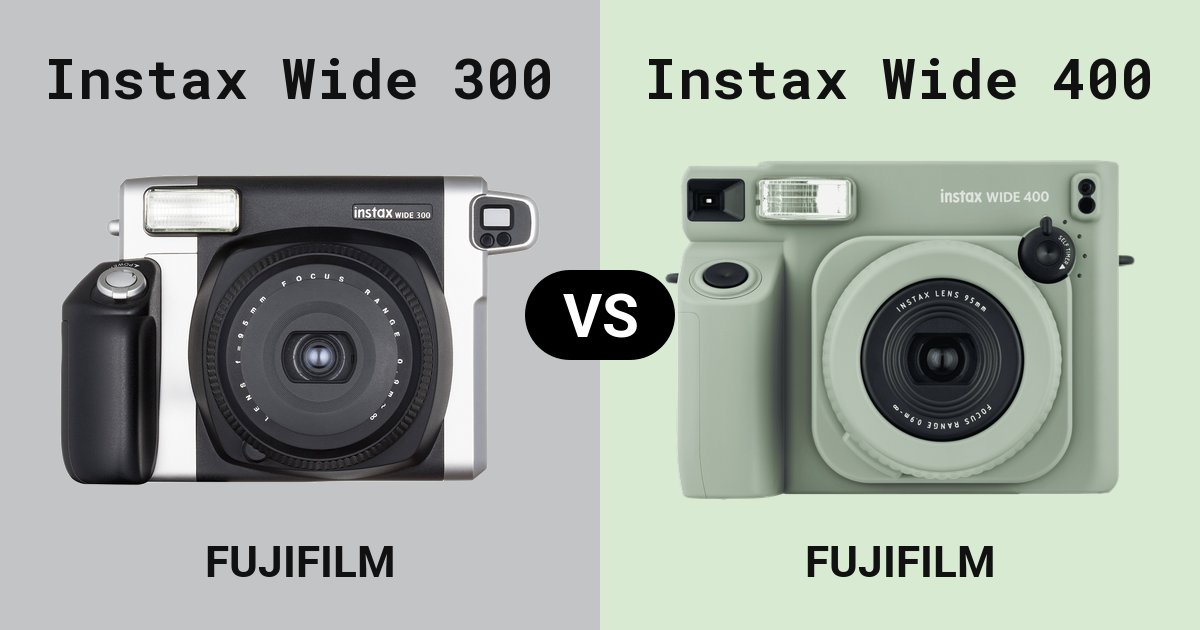 Instax Wide 300 versus Instax Wide 400